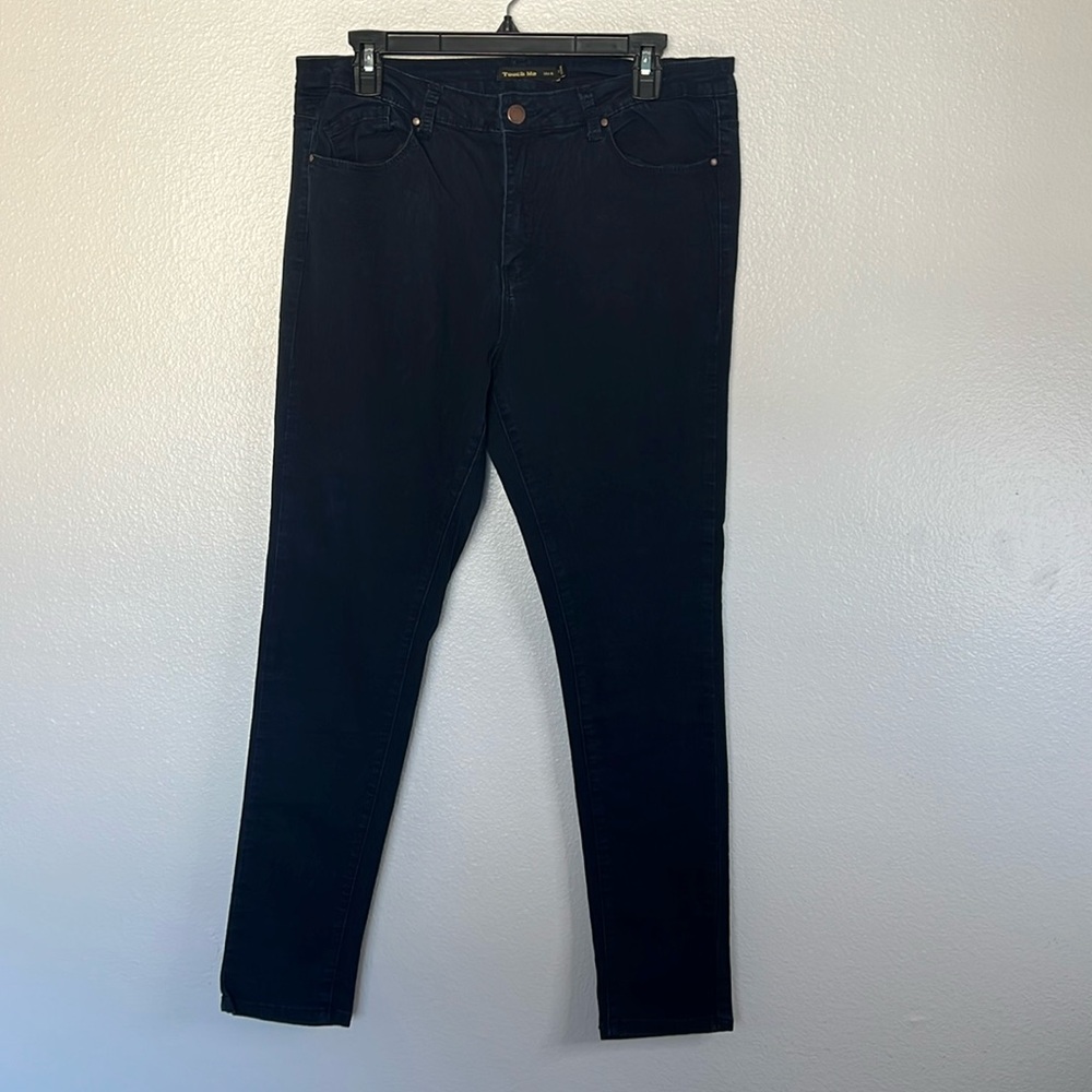 EUC Touch Me Dark Indigo Blue Jean Jegging sz 16